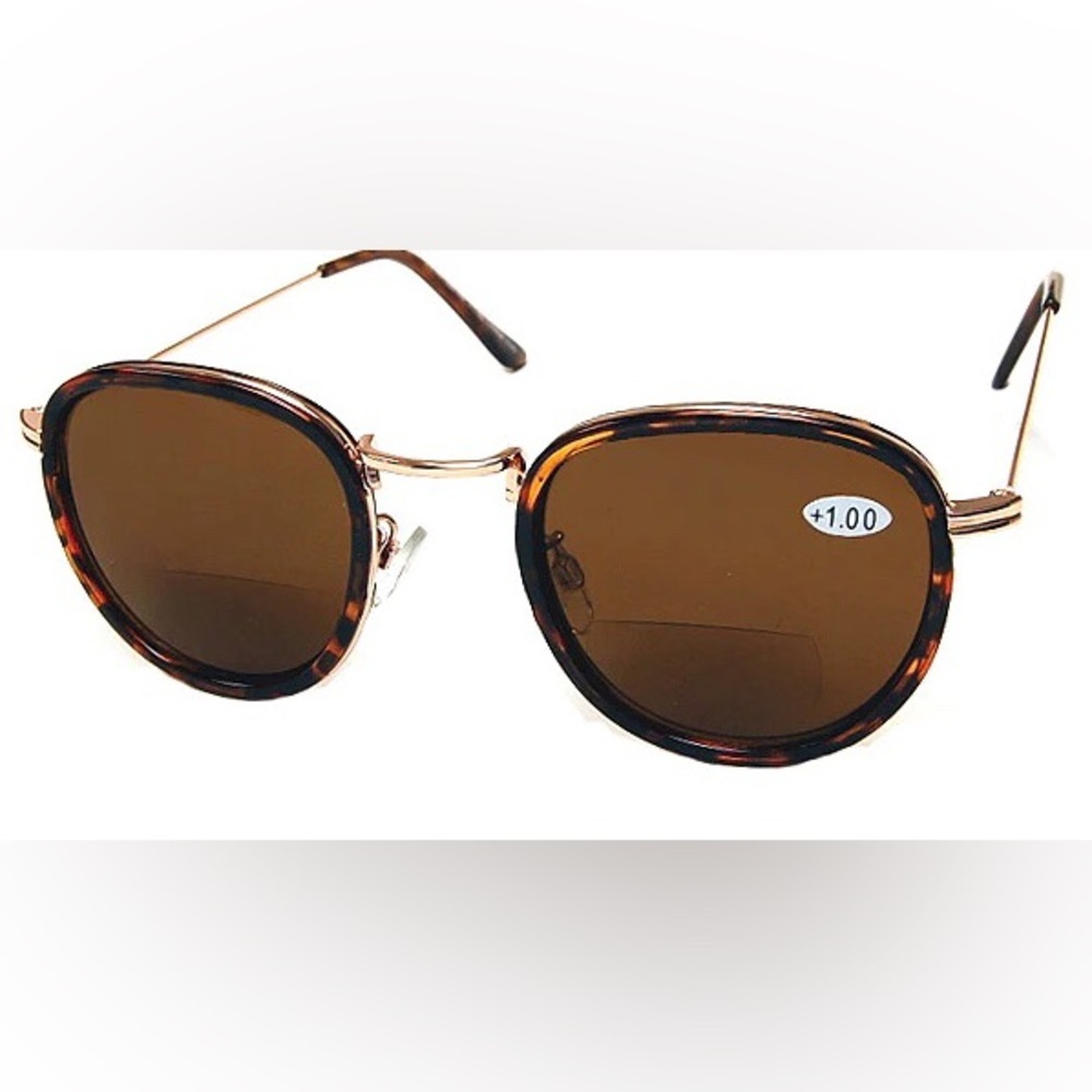 Sunglasses Rose Gold Tortoiseshell 1.0 Bi-focal Readers